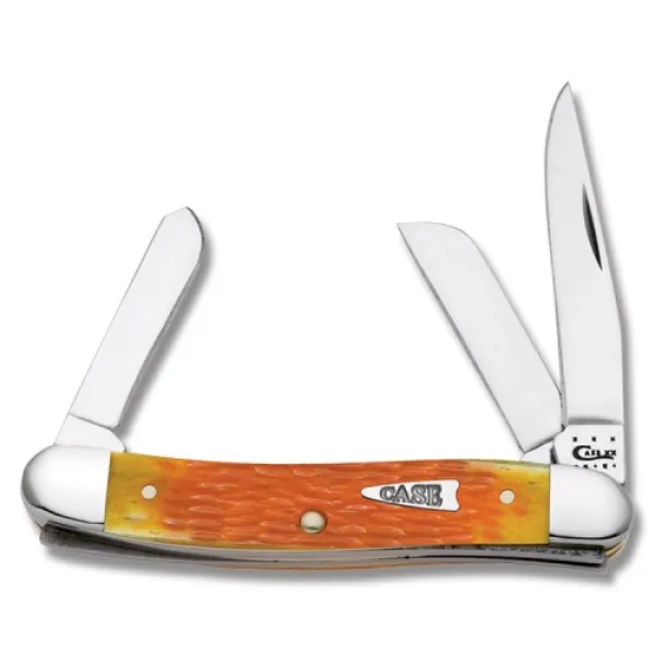 Case Case Stockman Orange Peel. Knives CA12835
