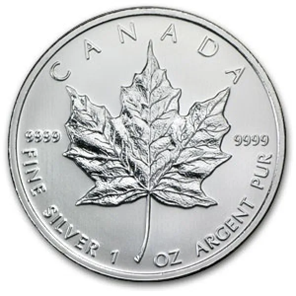 2011 1 oz Silver Canadian Maple Leaf Coin in Air-Tite Capsule CANADIAN_2011_SILVER_MAPLE_LEAF_1_OZ_IN_CAPSULE