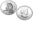 2011 Canadian Silver Timber Wolf 1 oz Coin .9999 Fine