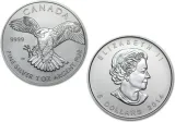 2012 Canadian Silver Peregrine Falcon Coin 1 oz .999