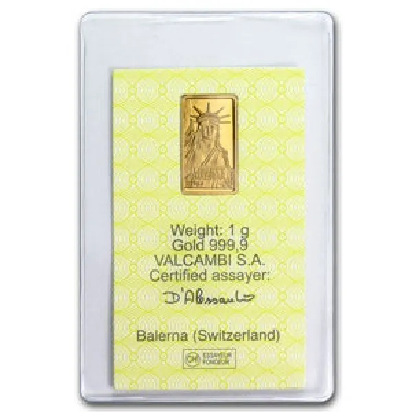 Credit Suisse 1 Gram Gold Bar .9999 Fine CREDIT_SUISSE_GOLD_BAR_1_GRAM