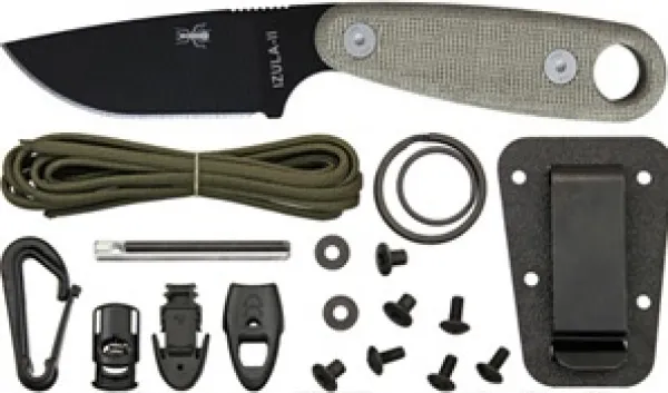  Blk With Survivial Kit ES-IZULA-II-B-KIT