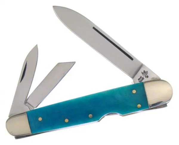 Frost Lockback Whittler Cancun Blue Knives F14205CBS