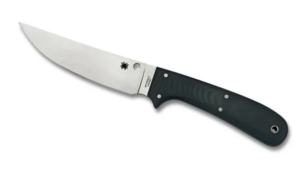 Spyderco Wilson South Fork-- Fixed Blade-G-10 Handle-Plain Edge W-Sheath FB30GP 