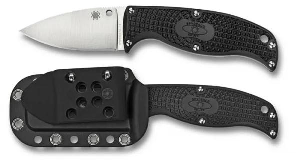 Spyderco Enuff-blk Hndl-leaf Shape Bld knives FB31PBK