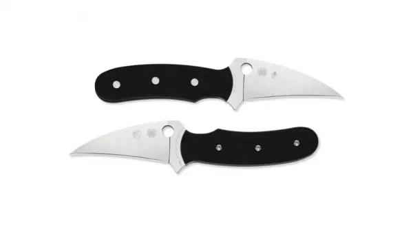 Spyderco Reverse--G-10 Black Handle-Plain Edge SPFB34GP