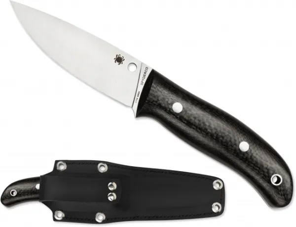 Spyderco Proficient-cf Plain- Lth Sheat knives FB36CFP