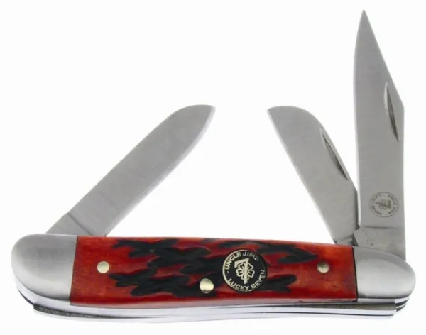 Frost Swayback 3-Blade Red Knives FL7195RPB3