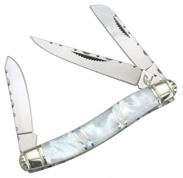 Frost Cutlery Mini Stockman MOP knives FOC509MOP