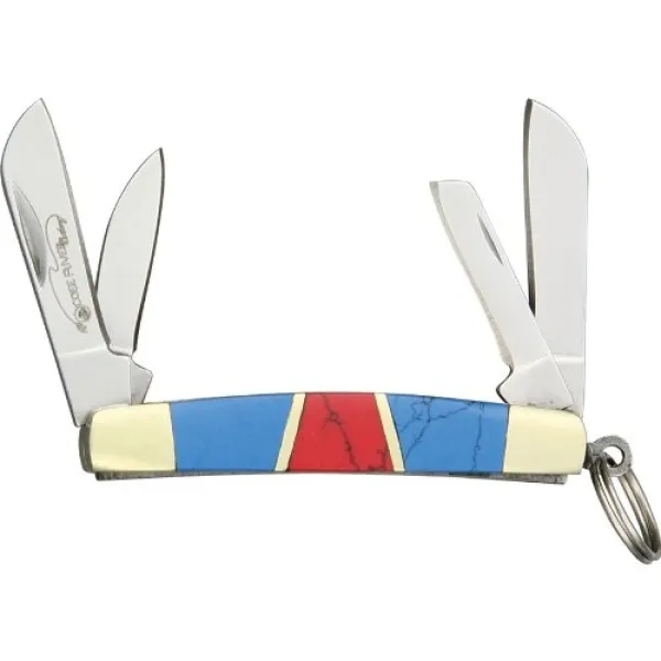 Frost Ocoee River Mini Stockman Knives FOC552TURQ
