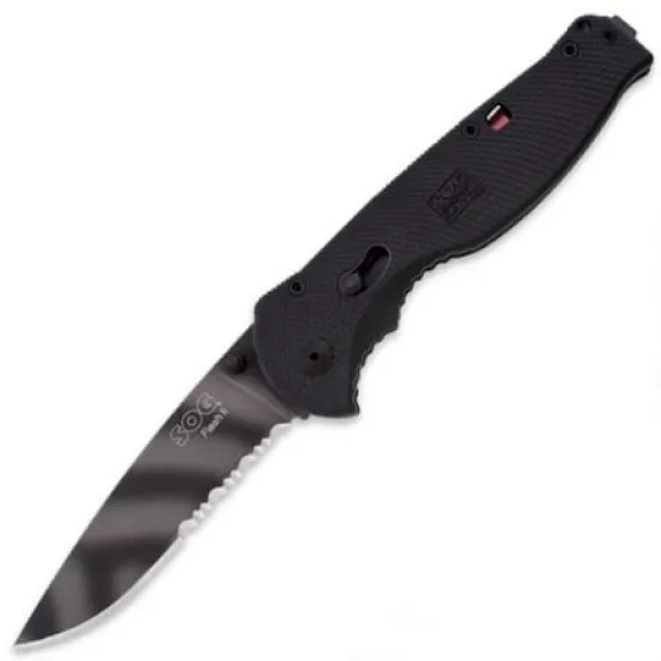 SOG Flash Ii 1-2 Ser Tiger Stripe knives FSA5-CP