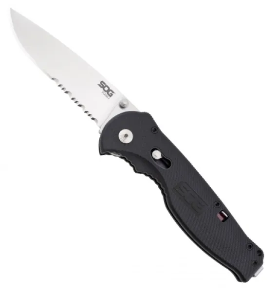 SOG Flash Ii Partially Ser Satin knives FSA98-CP