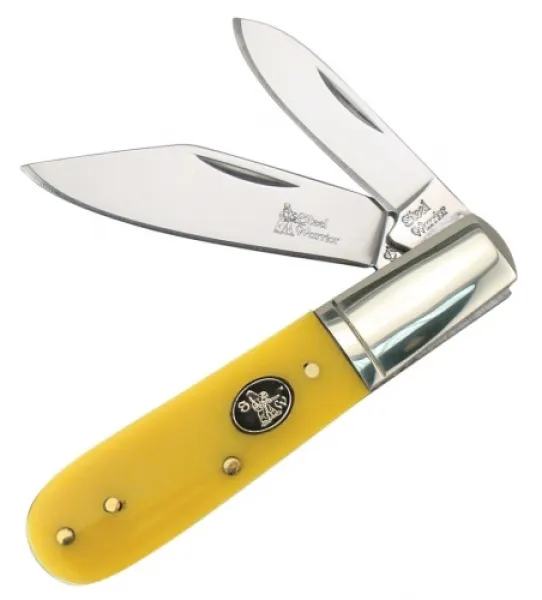 Frost Steel Warrior Barlow Yellow Knives FSW163Y