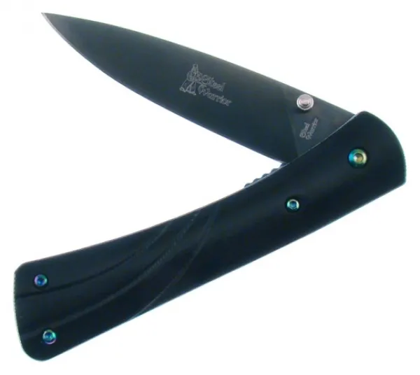Frost Steel Warrior Steel Tac Ebony Knives FSW201BW