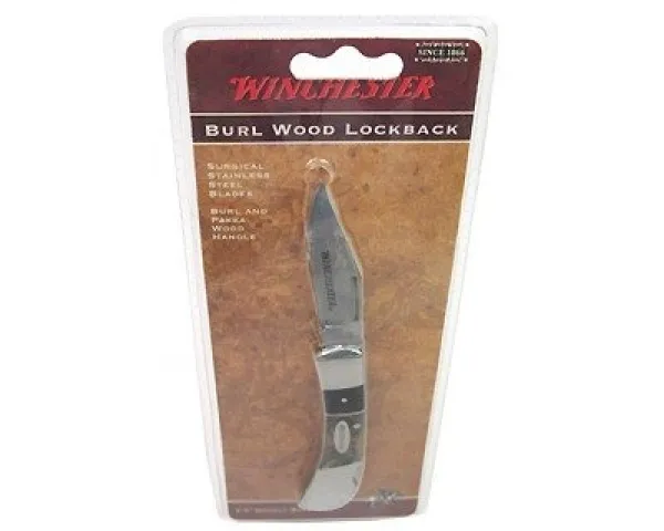 Winchester Winchester Lockback Burl Wood. knives - multitools G41782