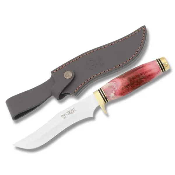 HandR Bowie Stag Red Knives HR4800RDS
