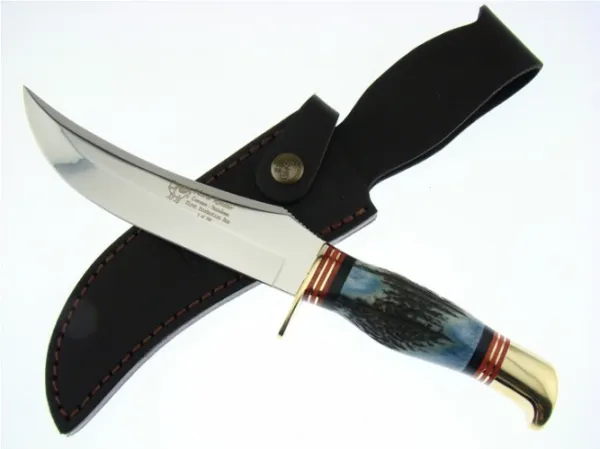 HandR H&R Stag Skinner Blue. Knives HR5012BLS
