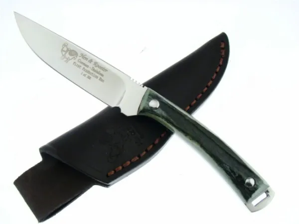 HandR H&R Stag Hunter Green. Knives HR5019GDS