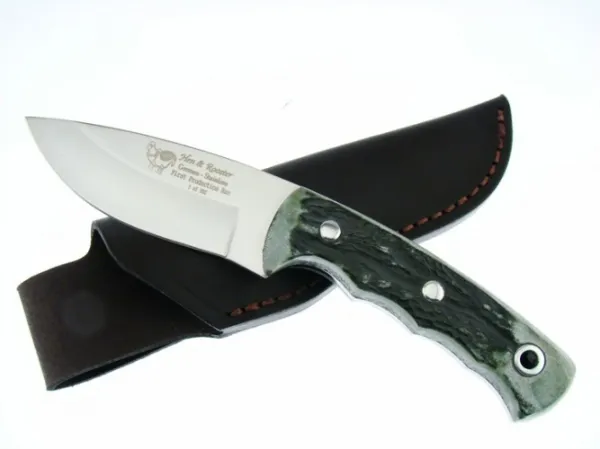 HandR Stag Hunter Green Knives HR5023GDS