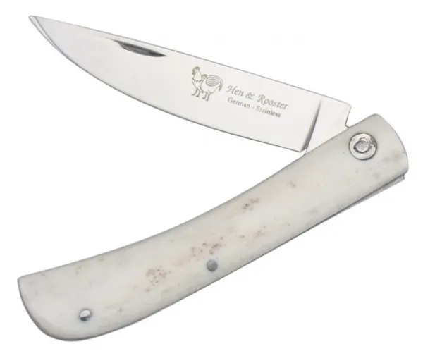 HandR H&R Folder Polished Stag. Knives HR5039PS