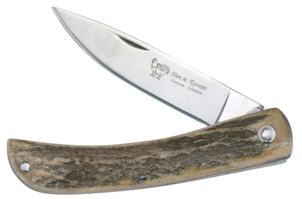 HandR H&R Folder Stag. Knives HR5040