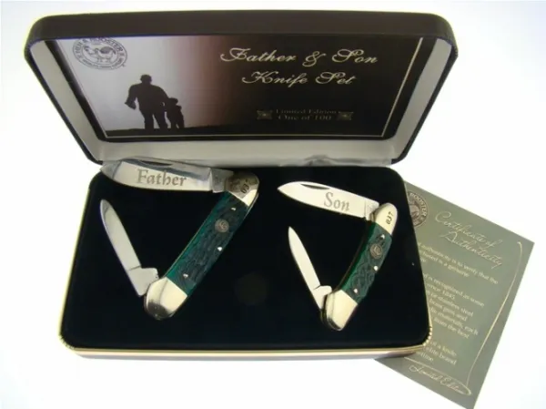 HandR Father and Son Knife Set Knives HRFS9