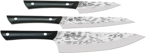 Kershaw 3pc Set-paring Utility Chef knives HTS0370