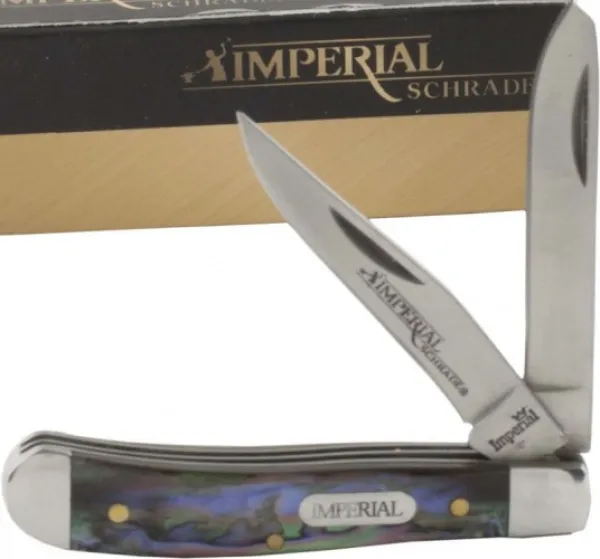 Imperial Schrade Small Purple Trapper knives IMP19PRT