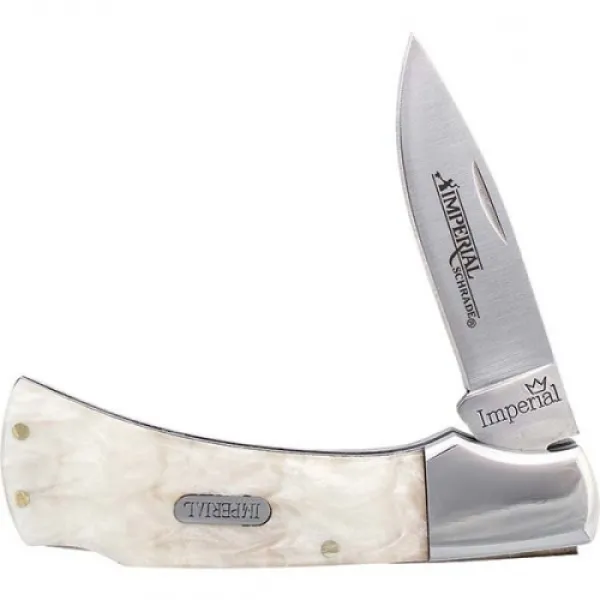 Imperial Schrade Cracked Ice Folder Lockback knives IMP23