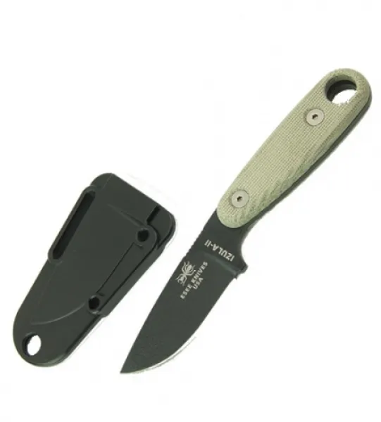 ESEE Blk Micarta Hndl Molded Sheath knives IZULA-II-B