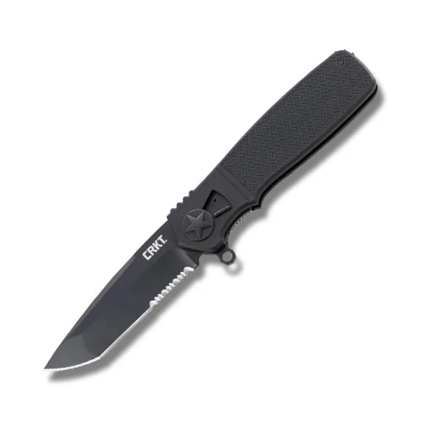 Columbia River Homefront Tanto Combo Edge Knives K260KKS