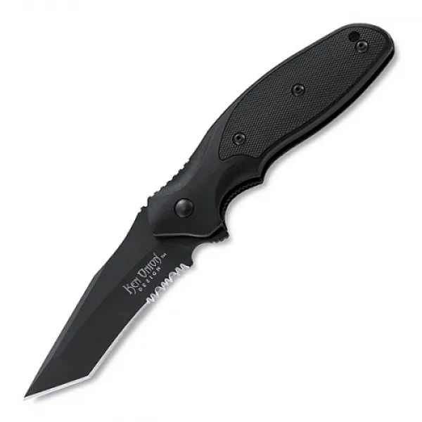 Columbia River Shenanigan Tanto Combo Edge Knives K490KKS