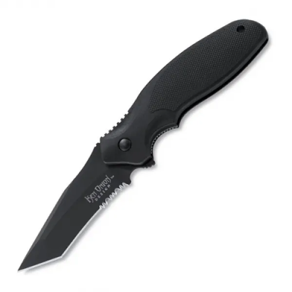 Columbia River Shenanigan Tanto Ny Hnd Combo Knives K495KKS