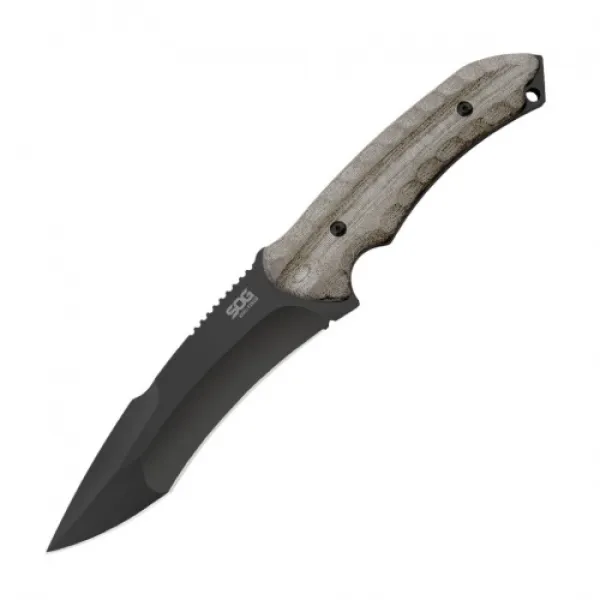 SOG Kiku Large Fixed Black Tini knives KU-2012