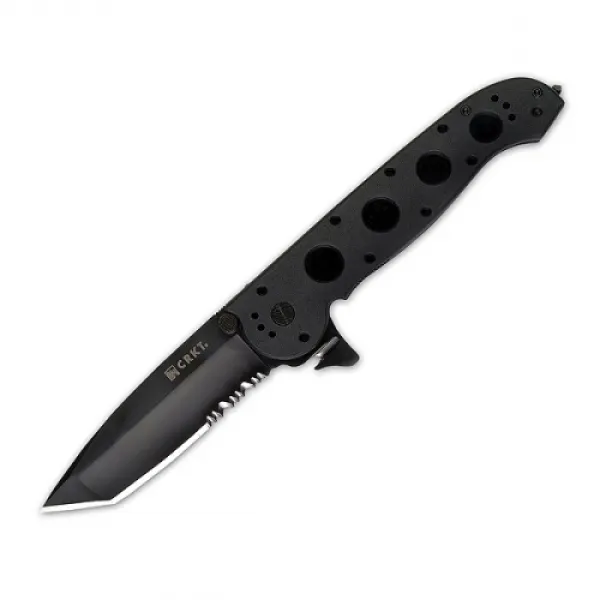 Columbia River Law Enf Tanto Trip Pt Serratio Knives M16-14ZLEK