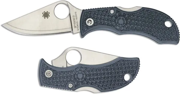 Spyderco Manbug-blue Hndl-sprint knives MBBLPE
