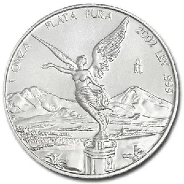 2002 Mexican Silver Libertad 1 oz MEXICAN_2002_SILVER_LIBERTAD_1_OZ