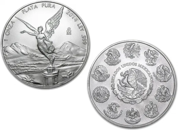 2014 1 oz Silver Mexican Libertad Coin MEXICAN_2014_SILVER_LIBERTAD_1_OZ