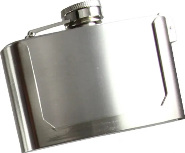 Maxam 3 oz Stainless Steel Flask KTFLASKBKL3 MI93991