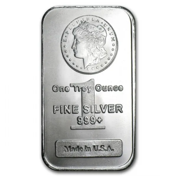 Morgan Silver Dollar Design 1 oz Bar MORGAN_SILVER_DOLLAR_DESIGN_1_OZ