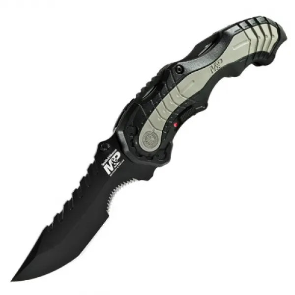 Smith and Wesson M&p Blk Alum - Ss - Serrated Knives MP6BS