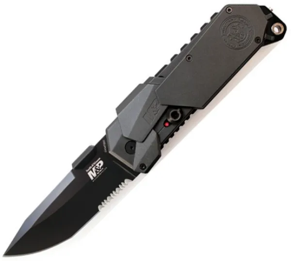 Smith and Wesson Magic Assist Liner 40% Ser Blk Knives MP9BS