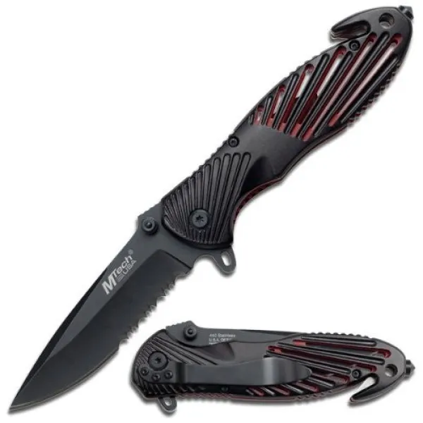 Mtech Linerlock knives MT604BKR