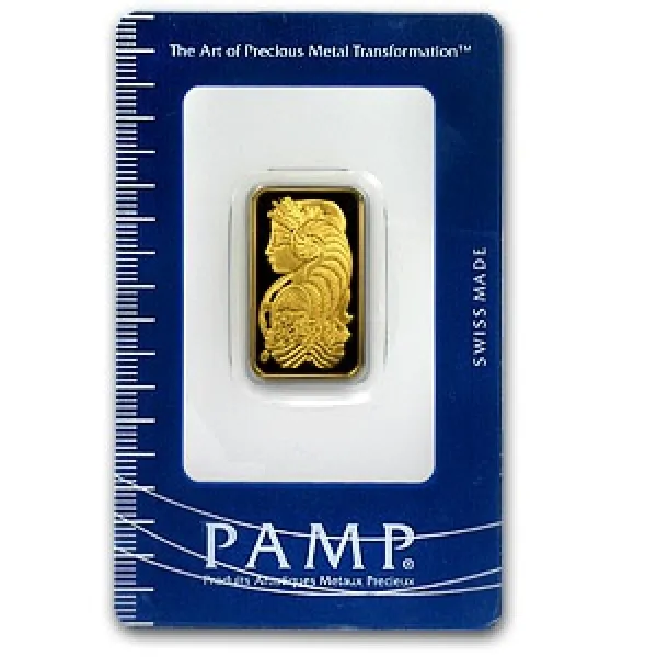 Pamp Suisse 10 Gram Gold Bar .9999 Fine (In Assay) PAMP_SUISSE_10_GRAM