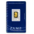 Pamp Suisse 1 Gram Gold Bar .9999 Fine (In Assay)