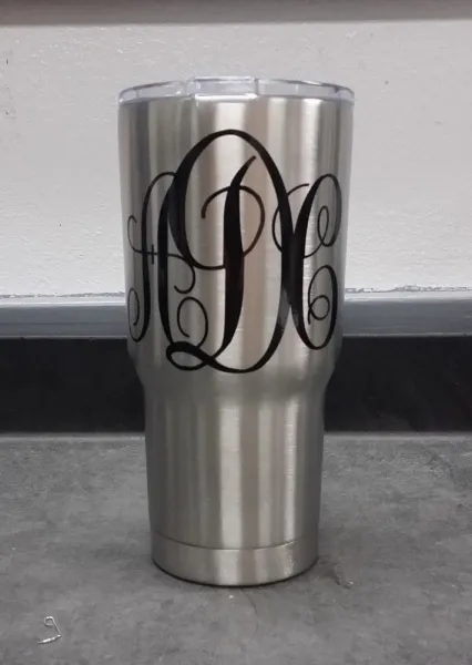 RTIC 20 oz. Tumber Stainless Steel with Vinyl Monogramming RTIC_TUMLER_20OZ_MONOGRAM