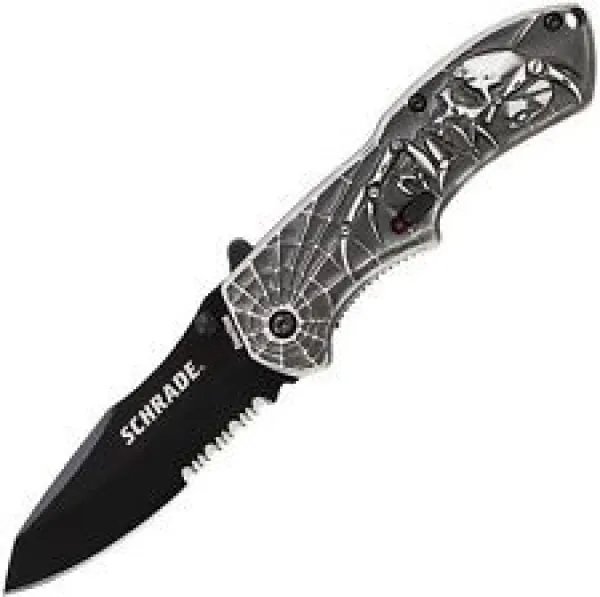 Imperial Schrade Boneyard Skull Toxin knives SCHA15BS