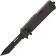 Imperial Schrade OTF BLK 40% SERRATED TANTO - SCHOTF8TBS