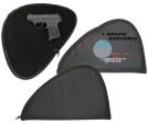 Soft Black Pistol Handgun Case with optional embroidery