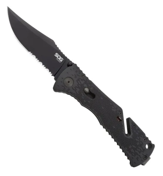 SOG Trident 1-2 Ser Black Tini knives TF1-CP